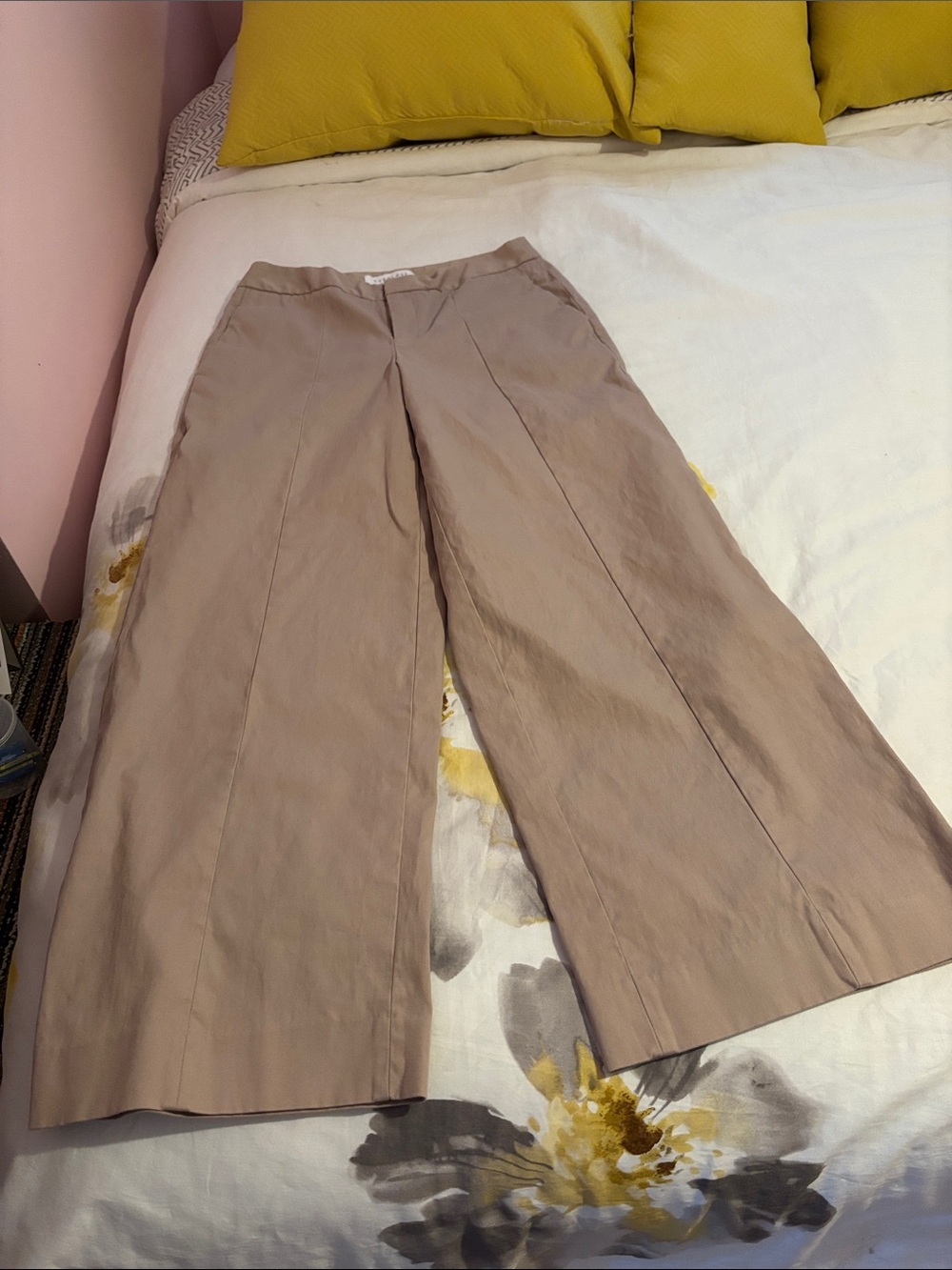 Everlane Taupe Wide-Leg Trousers - Picture 5 of 7